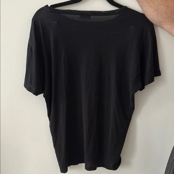 Black Saint Laurent Graphic T-Shirt